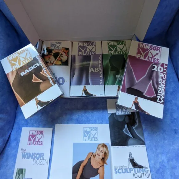 Winsor Cameras, Photo Video Winsor Pilates Kit Vhs New